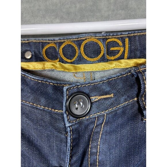 Coogi Women's Denim Jeans 9/10 Colorful Beaded Pockets Embellished - Picture 4 of 7
